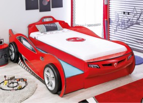 CARBED Кровать-машина Coupe с выдвижной кроватью Red 20.03.1306.00 в Змеиногорске - zmeinogorsk.katalogmebeli.com | фото