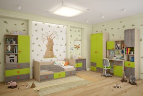 Детская комната Пуговка в Змеиногорске - zmeinogorsk.katalogmebeli.com | фото