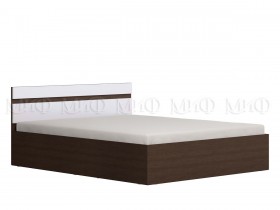 Ким кровать 1,4 (Венге/белый глянец) в Змеиногорске - zmeinogorsk.katalogmebeli.com | фото