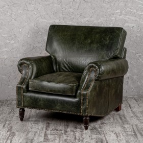 Кресло кожаное Лофт Аристократ (ширина 1070 мм) в Змеиногорске - zmeinogorsk.katalogmebeli.com | фото 1