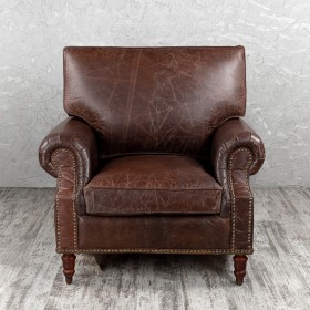 Кресло кожаное Лофт Аристократ (ширина 1100 мм) в Змеиногорске - zmeinogorsk.katalogmebeli.com | фото 8