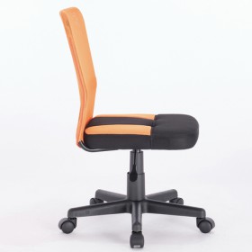 Кресло компактное BRABIX Smart MG-313 (черный, оранжевый) в Змеиногорске - zmeinogorsk.katalogmebeli.com | фото 2