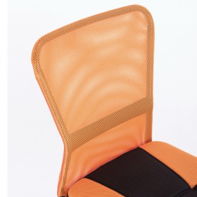 Кресло компактное BRABIX Smart MG-313 (черный, оранжевый) в Змеиногорске - zmeinogorsk.katalogmebeli.com | фото 4