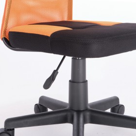 Кресло компактное BRABIX Smart MG-313 (черный, оранжевый) в Змеиногорске - zmeinogorsk.katalogmebeli.com | фото 5