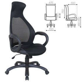 Кресло офисное BRABIX Genesis EX-517 (черное) в Змеиногорске - zmeinogorsk.katalogmebeli.com | фото