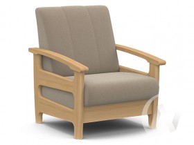 Кресло для отдыха Омега (бук лак/CATANIA LATTE) в Змеиногорске - zmeinogorsk.katalogmebeli.com | фото