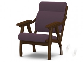 Кресло Вега-10 (орех лак/ULTRA PLUM) в Змеиногорске - zmeinogorsk.katalogmebeli.com | фото