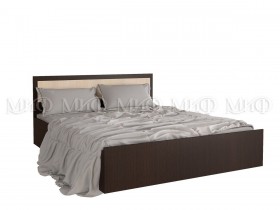 Кровать 1,4 Фиеста (Венге/Дуб беленый) в Змеиногорске - zmeinogorsk.katalogmebeli.com | фото