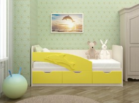 Кровать детская 1,6м Дельфин (Розовый металлик) в Змеиногорске - zmeinogorsk.katalogmebeli.com | фото 3