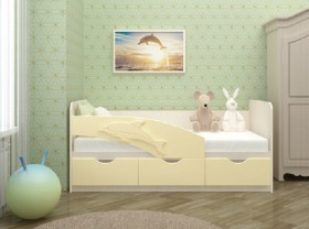 Кровать детская 1,6м Дельфин (Розовый металлик) в Змеиногорске - zmeinogorsk.katalogmebeli.com | фото 6