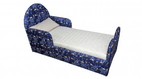 Кровать детская Соня (Печать Панда синий., 1 категория) в Змеиногорске - zmeinogorsk.katalogmebeli.com | фото