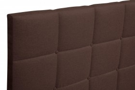 Кровать "Диана" ш. 1400 (Н=1010мм) (жаккард шоколад) в Змеиногорске - zmeinogorsk.katalogmebeli.com | фото 5