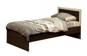 Кровать одинарная 21.55 (шир. 900) с настилом (венге/профиль дуб линдберг)/осн. в Змеиногорске - zmeinogorsk.katalogmebeli.com | фото