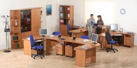 Мебель для персонала Альфа 61 Ольха в Змеиногорске - zmeinogorsk.katalogmebeli.com | фото 1