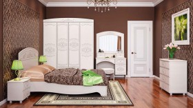 Модульная спальня Каролина в Змеиногорске - zmeinogorsk.katalogmebeli.com | фото