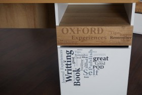 Стол с ящиками «Оксфорд» (Ривьера/Белый с рисунком) в Змеиногорске - zmeinogorsk.katalogmebeli.com | фото 9