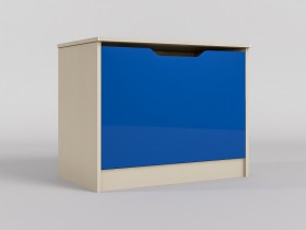 Ящик для игрушек Скай люкс (Синий/корпус Клен) в Змеиногорске - zmeinogorsk.katalogmebeli.com | фото